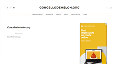 Desktop Screenshot of concellodemelon.org